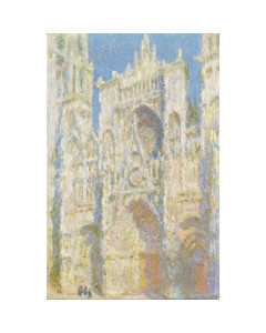 Quadro cattedrale di rouen sotto il sole di claude monet