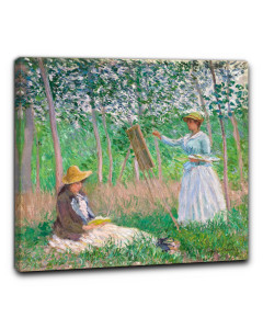 Quadro nel bosco a giverny di claude monet