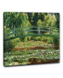 Quadro il ponte giapponese di claude monet