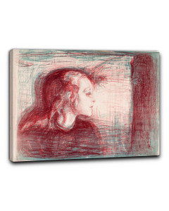 Quadro il bambino malato di edvard munch