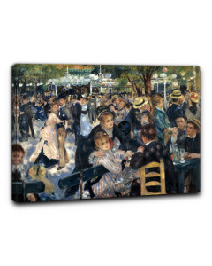 Quadro bal au moulin de la galette di auguste renoir