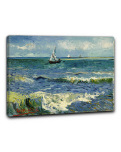 Quadro paesaggio marino maries de la mer di vincent van gogh