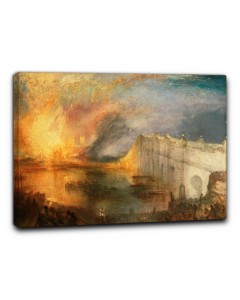 Quadro incendio delle camere di william turner